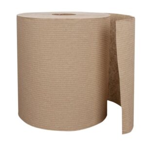 Right Choice Paper Hardwound Roll Towel - 1-Ply - Natural - 7.87" x 800' - 78000004